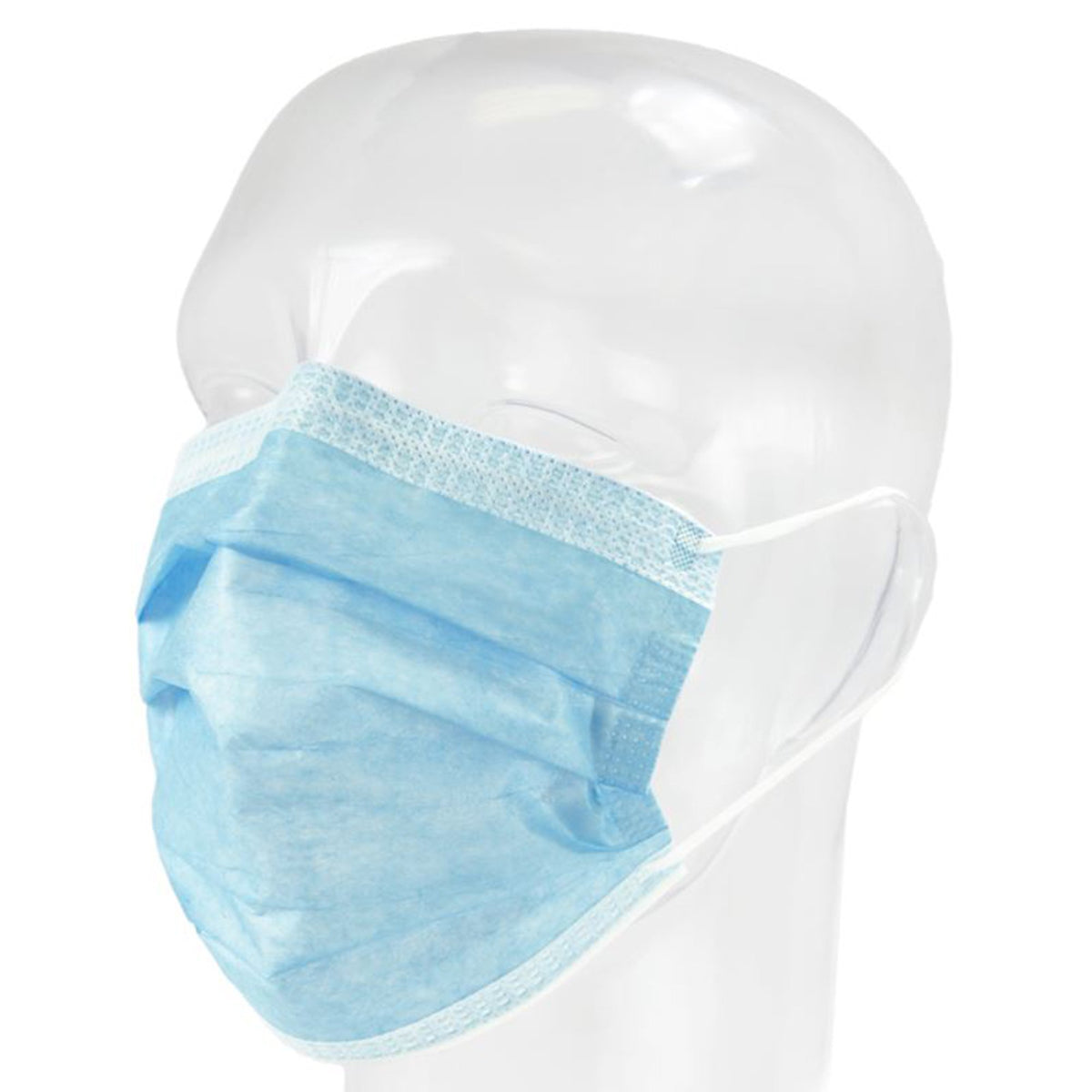 FluidGard 160 Anti-Fog Procedure Mask, Blue Diamond-Procedure Mask Precept FluidGard 160 Anti-fog Foam ASTM Level 3 Earloops One Size Fits Most