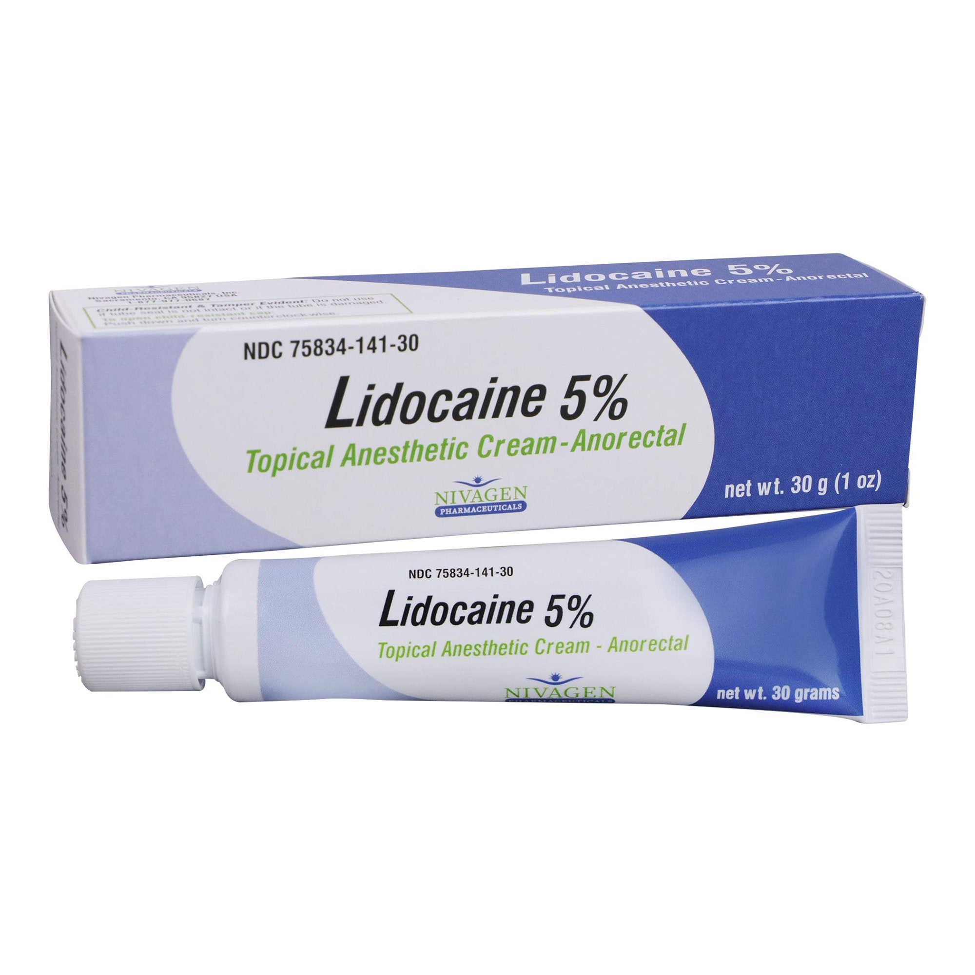 Topical Pain Relief 5% Strength Lidocaine HCl Cream 30 Gram - Pharmaceuticals>Over the Counter>Pain Relief - Patrin Pharma...