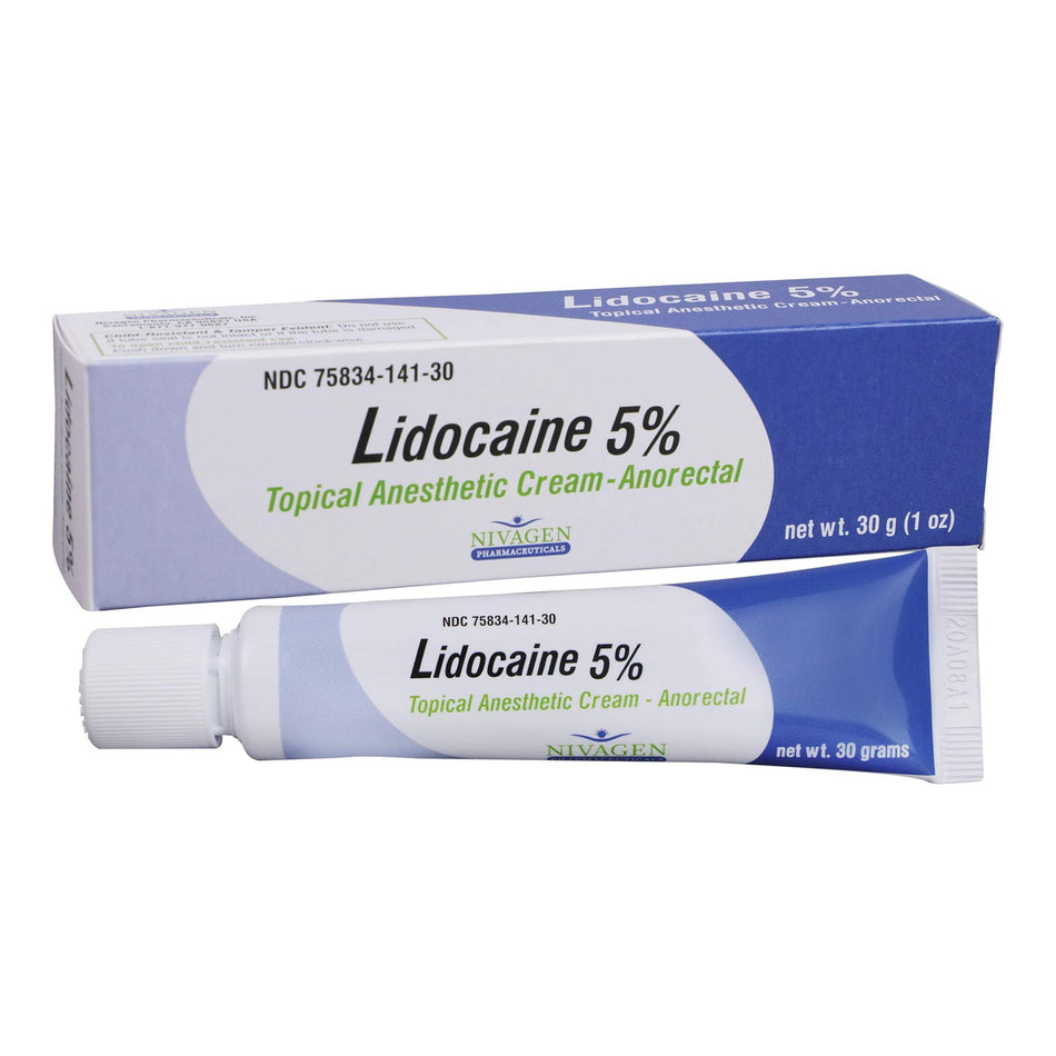 Topical Pain Relief 5% Strength Lidocaine HCl Cream 30 Gram - Pharmaceuticals>Over the Counter>Pain Relief - Patrin Pharma...