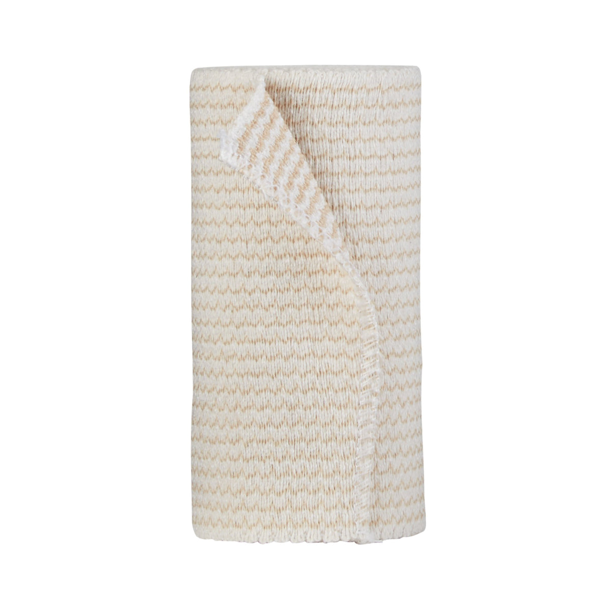 McKesson Hook and Loop Closure Elastic Bandage, 4 Inch x 5 Yard-Elastic Bandage McKesson 4 Inch X 5 Yard Single Hook and Loop Closure Tan NonSterile Standard Compression