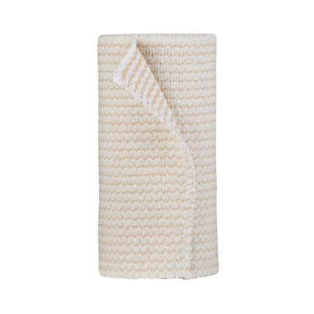 McKesson Hook and Loop Closure Elastic Bandage, 4 Inch x 5 Yard-Elastic Bandage McKesson 4 Inch X 5 Yard Single Hook and Loop Closure Tan NonSterile Standard Compression