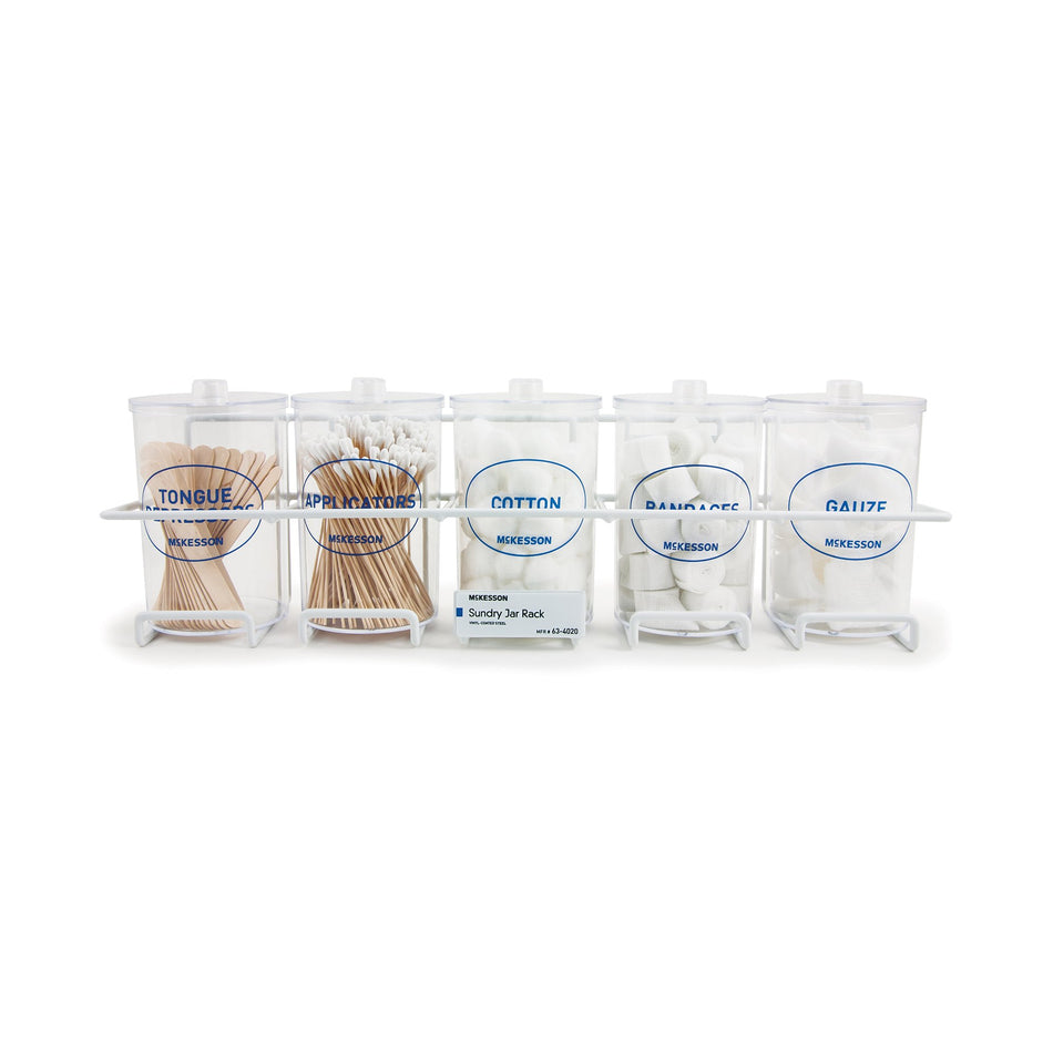 McKesson Sundry Jar Rack-Sundry Jar Rack McKesson Vinyl Coated Steel