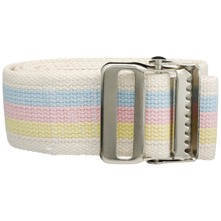 McKesson Pastel Stripe Gait Belt, 60 Inch-Gait Belt McKesson 60 Inch Length Pastel Stripe