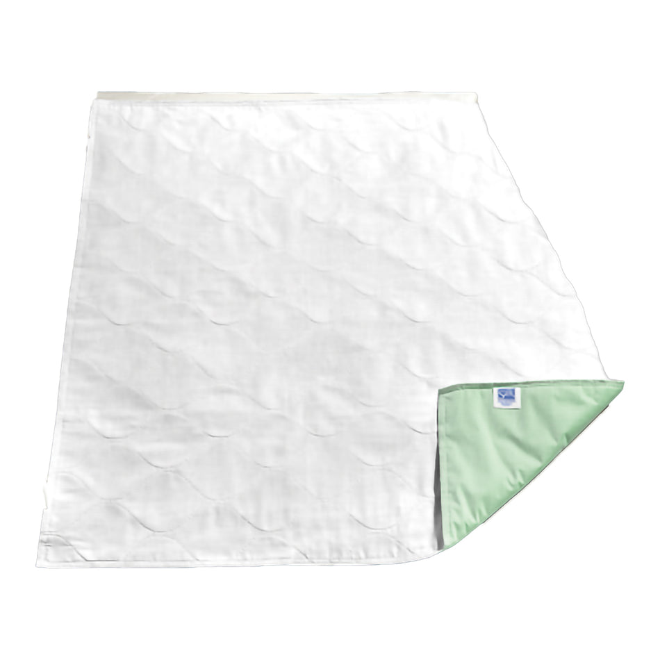 SleepDri Underpad with Tuckable Flaps, 34 x 36 Inch-Reusable Underpad SleepDri 34 X 36 Inch Polyester / Rayon Light Absorbency