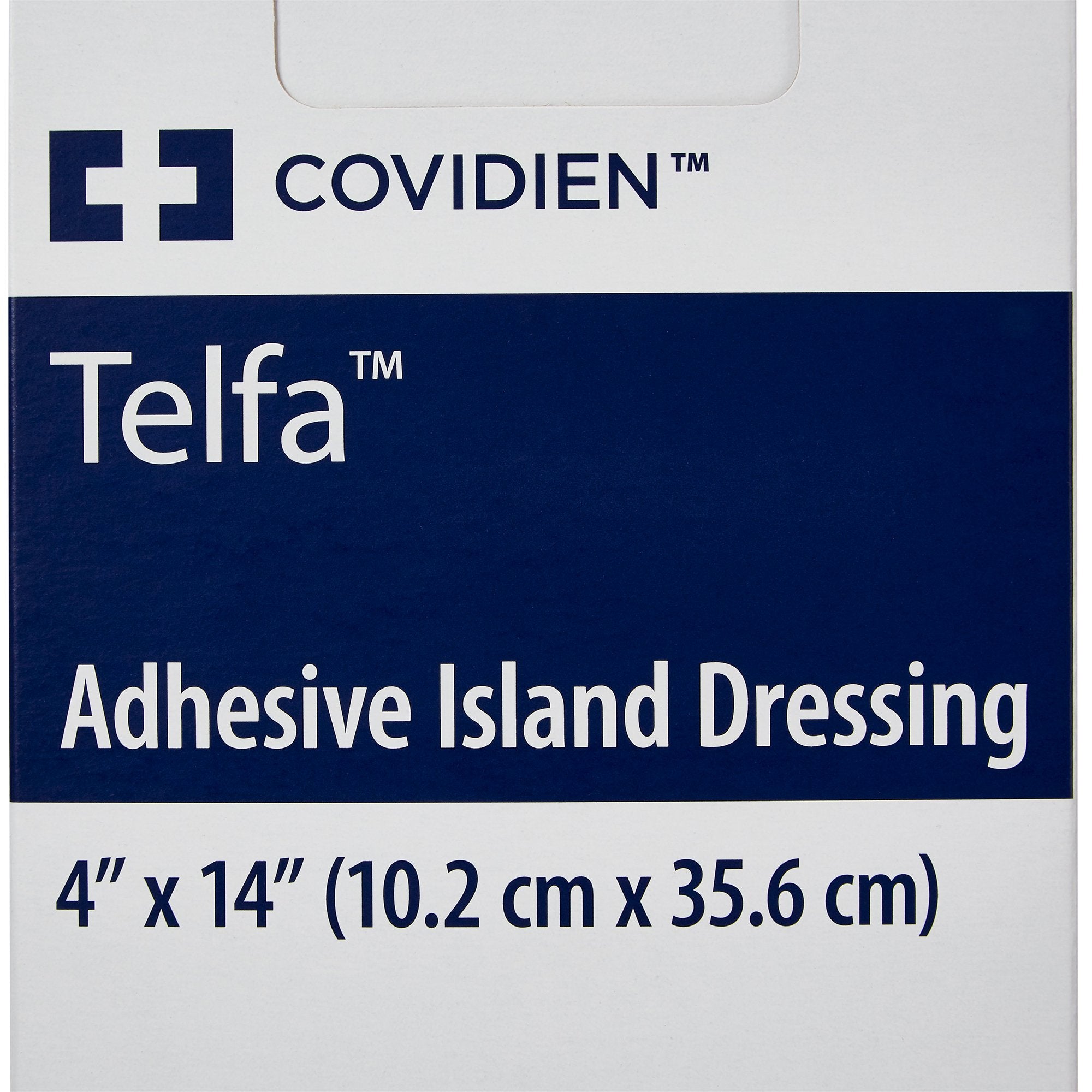 Telfa Island Dressing, 4 x 14 Inch-Island Dressing Telfa 4 X 14 Inch Rectangle Sterile