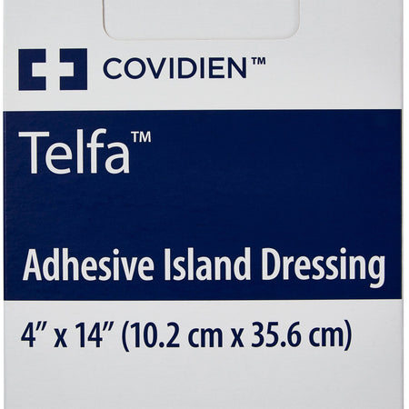 Telfa Island Dressing, 4 x 14 Inch-Island Dressing Telfa 4 X 14 Inch Rectangle Sterile