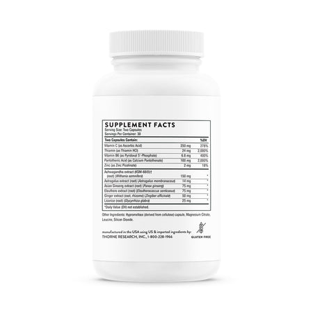 Thorne Stress Balance Dietary Supplement-Dietary Supplement THORNE Stress Balance Capsule 60 per Bottle