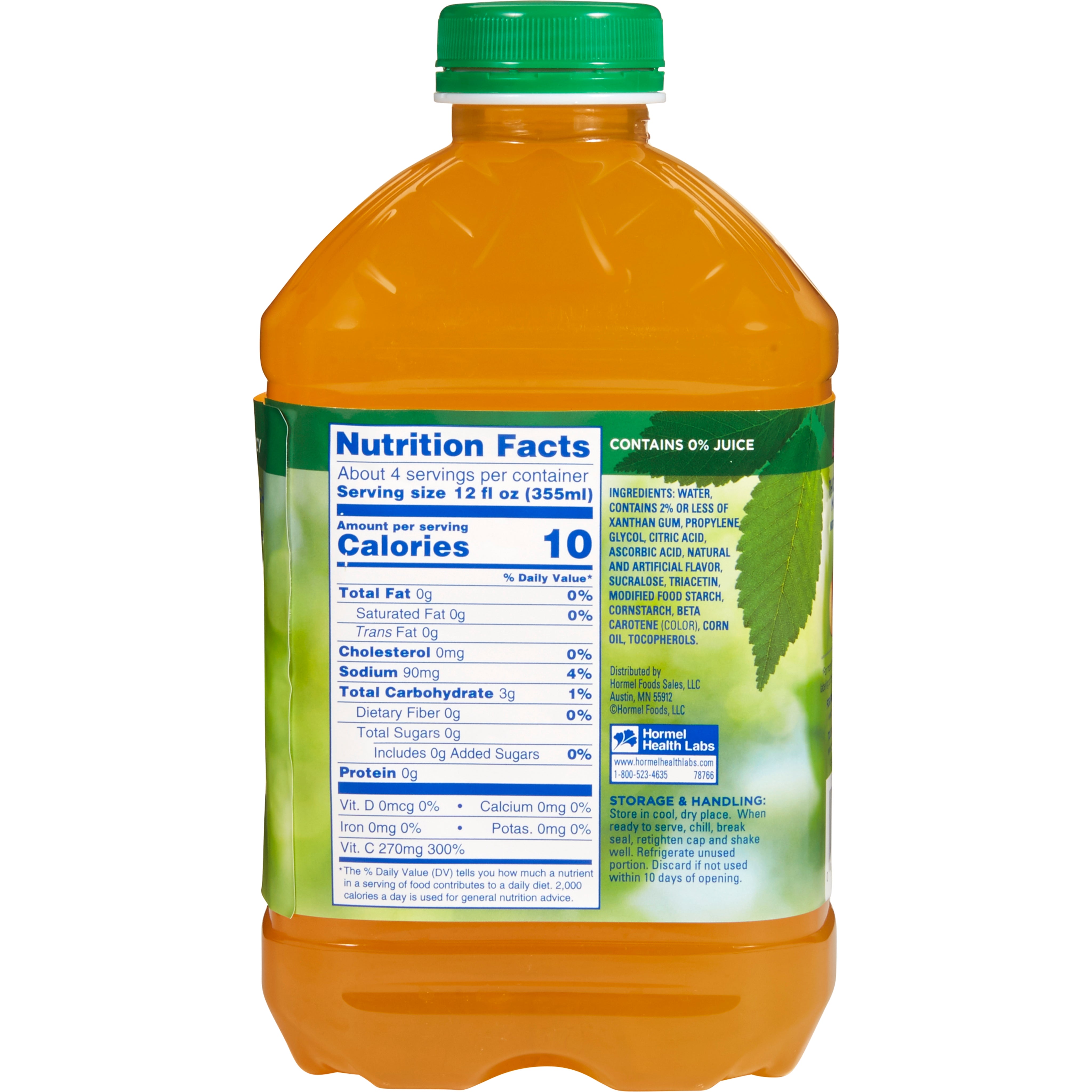 Thick & Easy Sugar Free Nectar Consistency Peach Mango Thickened Beverage, 46-ounce bottle-Thickened Beverage Thick & Easy Clear 46 oz. Bottle Peach Mango Flavor Liquid IDDSI Level 2 Mildly Thick