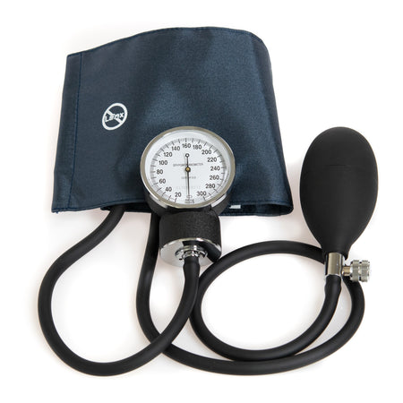 McKesson Brand Aneroid Sphygmomanometer with Cuff, 2-Tube, Pocket-Size, Handheld-Aneroid Sphygmomanometer Unit McKesson Brand Small Adult Cuff Nylon Cuff 19 - 27 cm Pocket Aneroid