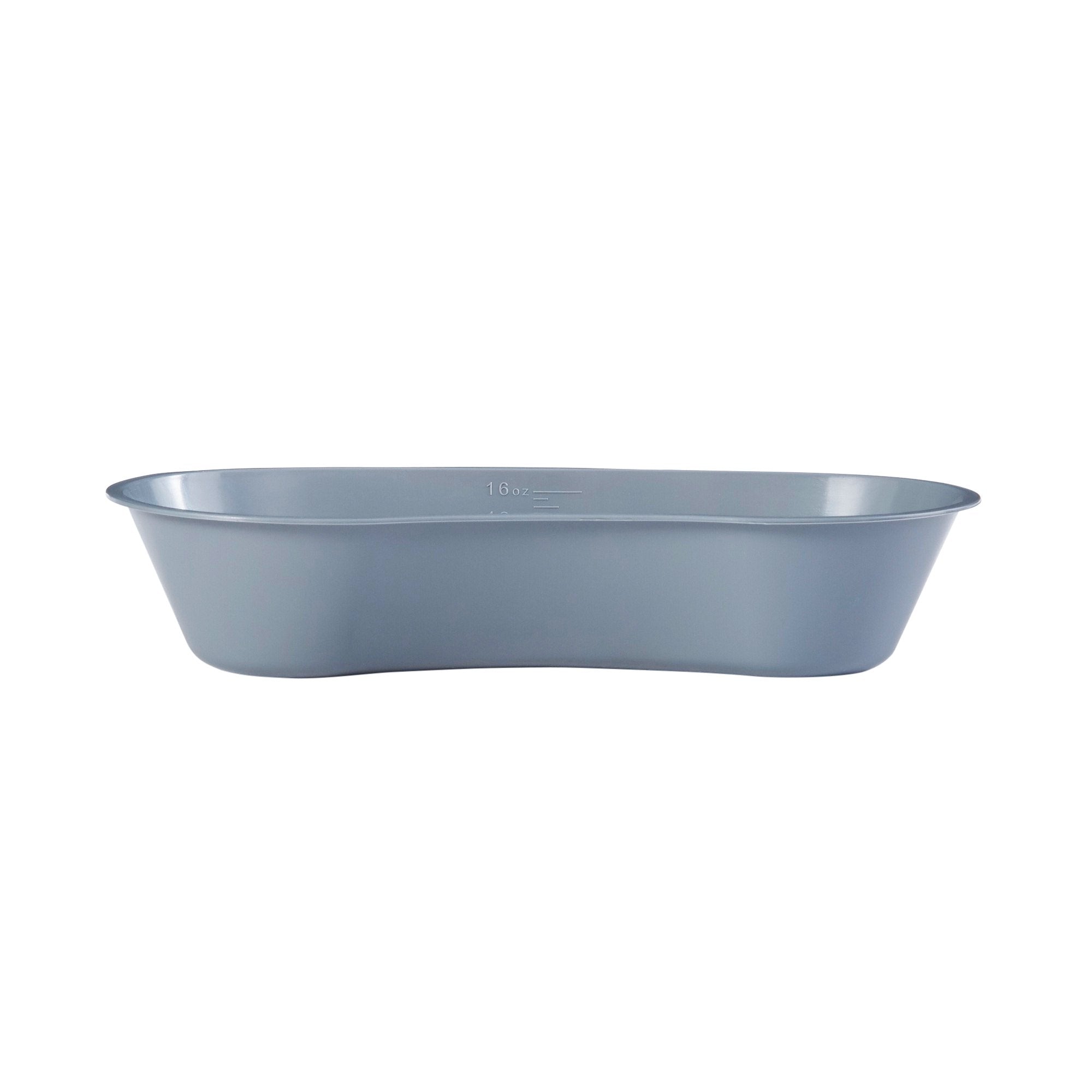 McKesson Emesis Basin, 1 Pint Capacity-Emesis Basin McKesson Graphite 16 oz. Plastic Single Patient Use