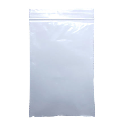 LK Clear Line Zipper Reclosable Bag, 4 mil, 12 x 15 Inch-Reclosable Bag LK 12 X 15 Inch LDPE Clear Zipper Closure