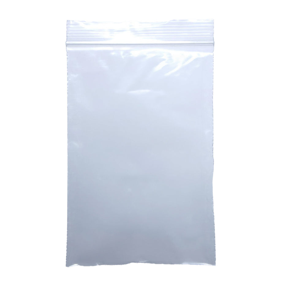 LK Clear Line Zipper Reclosable Bag, 4 mil, 12 x 15 Inch-Reclosable Bag LK 12 X 15 Inch LDPE Clear Zipper Closure