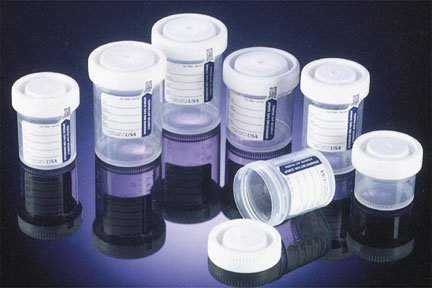 Samco Narrow Mouth Bio-Tite Specimen Container, 90 mL-Specimen Container Samco Narrow-Mouth Bio-Tite 48 mm Opening 90 mL (3 oz.) Screw Cap Patient Information Sterile