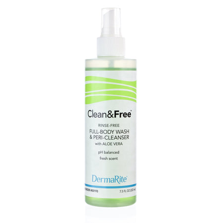 Clean & Free Rinse Free Shampoo and Body Wash-Rinse-Free Shampoo and Body Wash Clean & Free 7.5 oz. Pump Bottle Scented