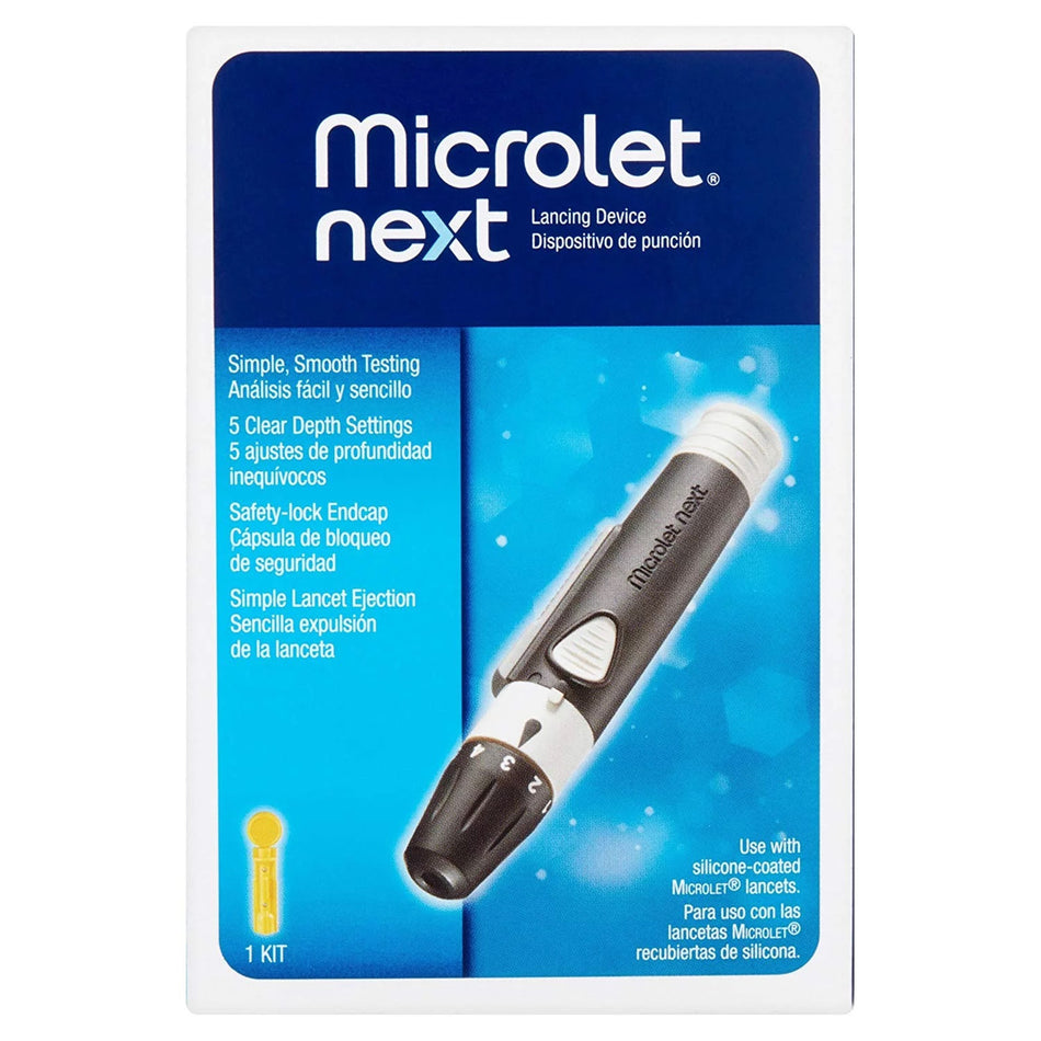 Microlet� Next Lancing Device-Lancing Device Microlet� Push Button Activation Finger