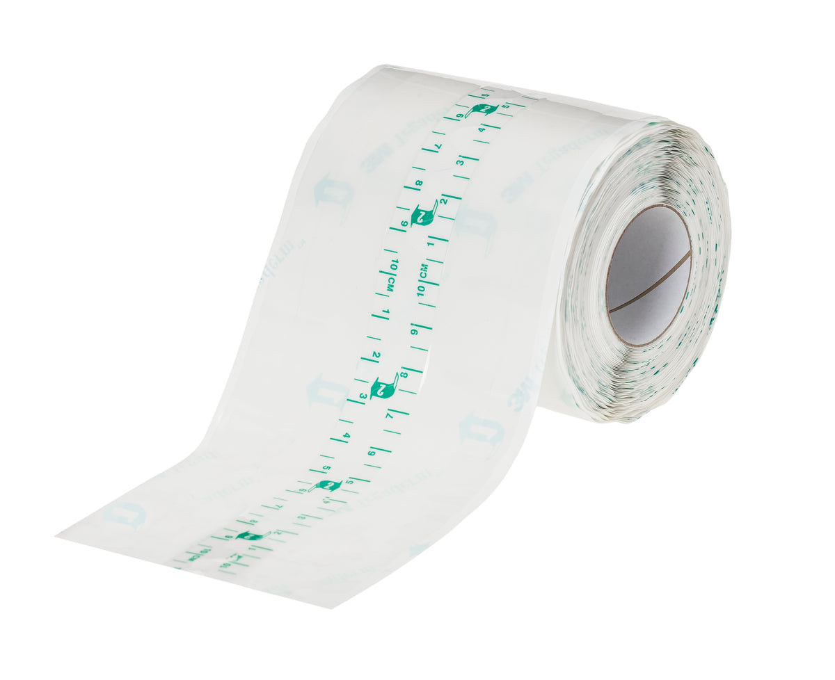 3M Tegaderm Transparent Film Dressing, 2 Inch x 11 Yard-Transparent Film Dressing 3M Tegaderm 2 Inch X 11 Yard 2 Tab Delivery Roll NonSterile