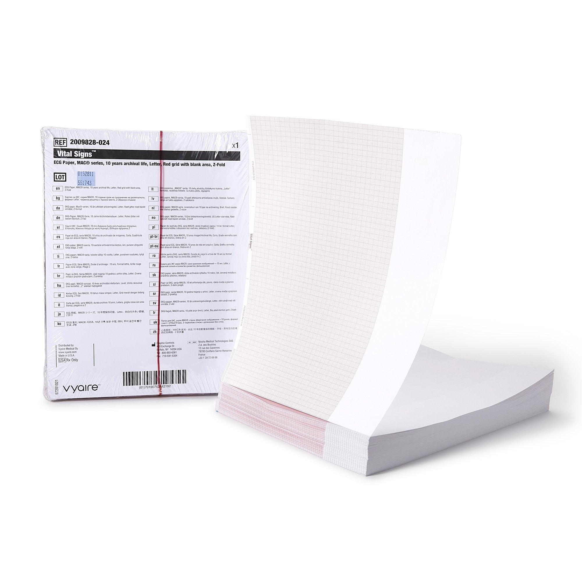 GE ECG Recording Paper - Diagnostic Instruments and Supplies>Diagnostic Recording Paper and Film - Sun Med
