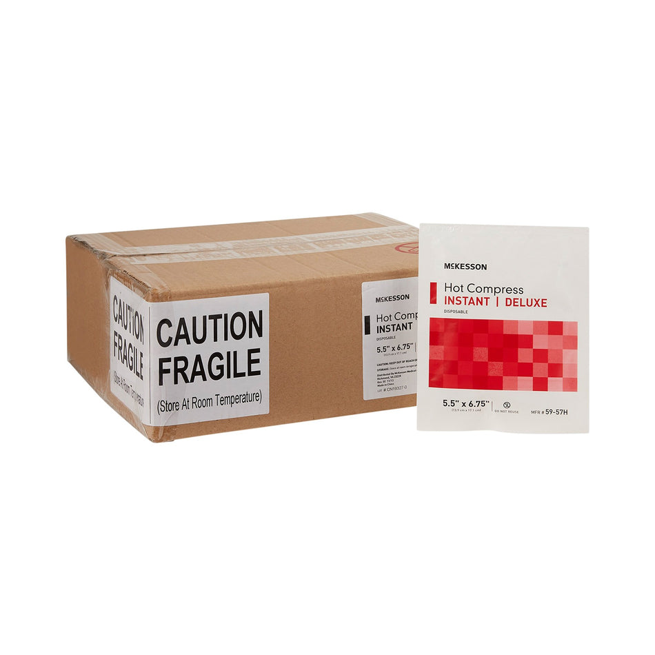 McKesson Deluxe Instant Hot Pack, 5� x 6� Inch-Instant Hot Pack McKesson General Purpose Small Plastic Disposable