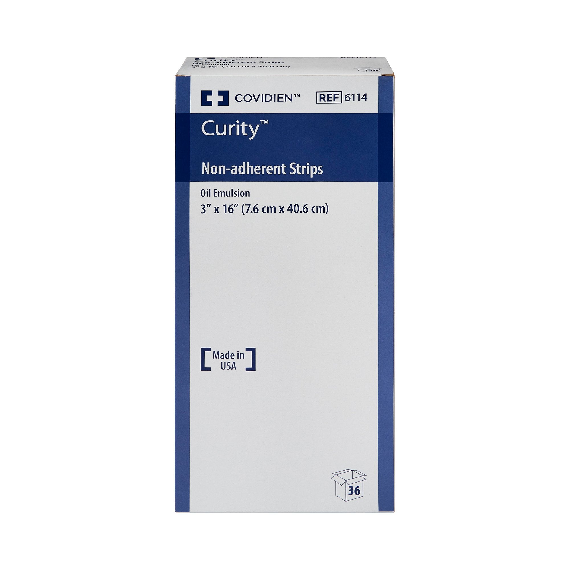 Curity Oil Emulsion Impregnated Dressing, 3 x 16 Inch-Oil Emulsion Impregnated Dressing Curity Rectangle 3 X 16 Inch Sterile