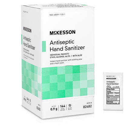 McKesson Hand Sanitizer with Aloe, Fresh Scent, Individual Packet - Personal Hygiene>Skin Care>Hand Sanitizers - McKesson...