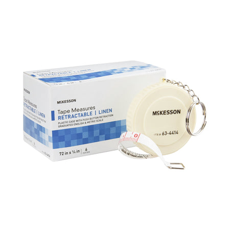 McKesson Cloth Tape Measure-Measurement Tape McKesson 72 Inch Cloth Reusable English / Metric