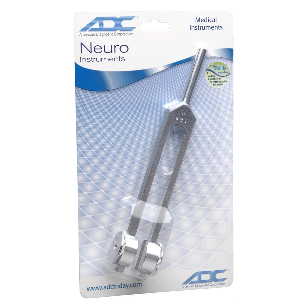 ADC Tuning Fork with Fixed Weight-Tuning Fork with Weight ADC Aluminum Alloy 128 cps