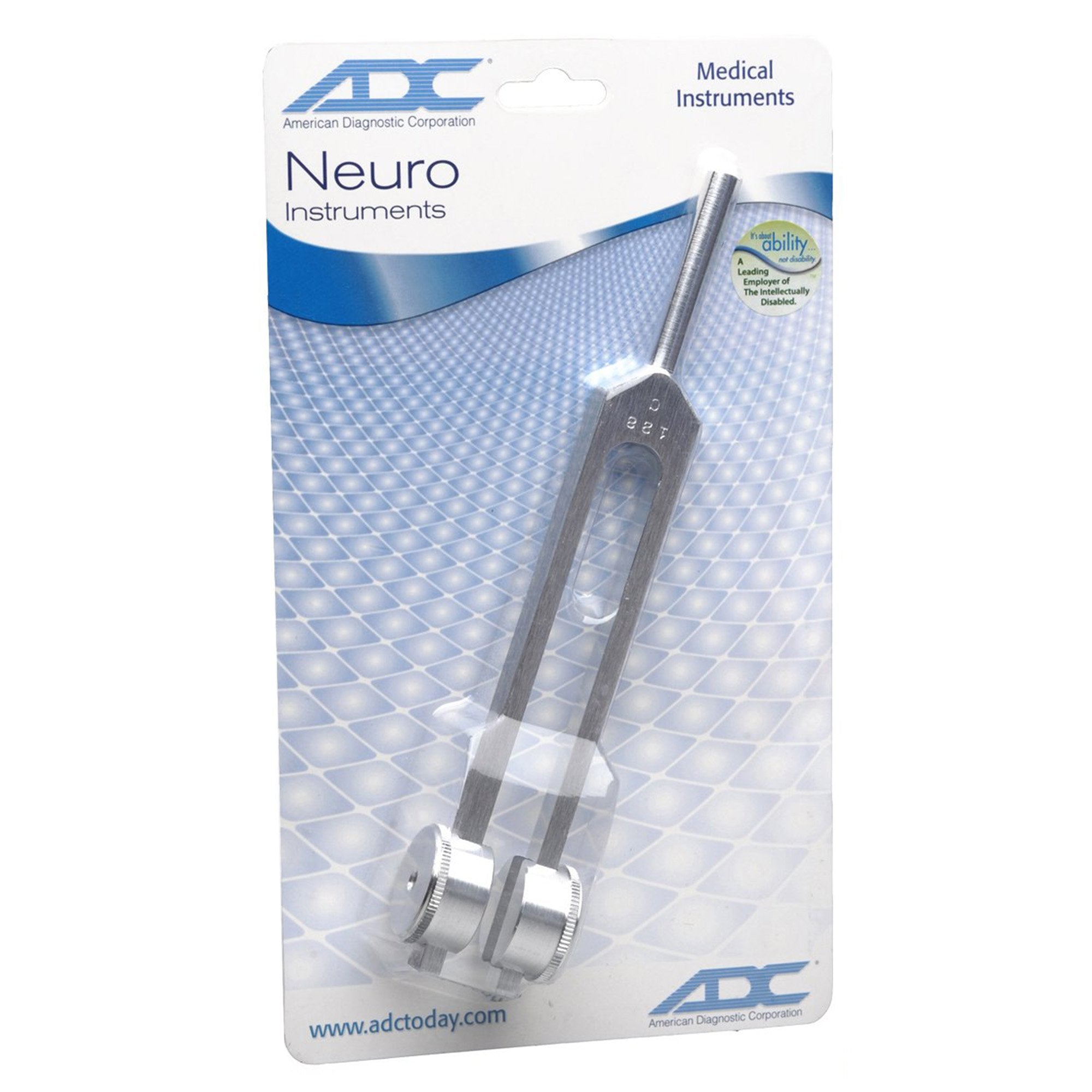 ADC Tuning Fork with Fixed Weight-Tuning Fork with Weight ADC Aluminum Alloy 128 cps