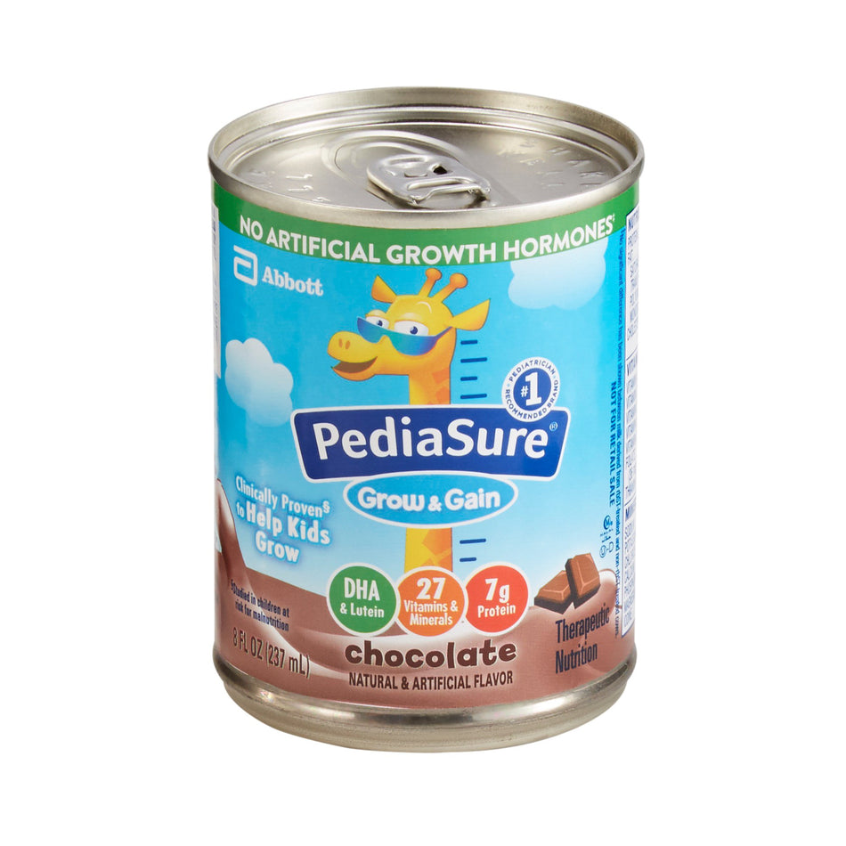 PediaSure� Grow & Gain Therapeutic Nutrition, Chocolate, 8-ounce can-Pediatric Oral Supplement PediaSure� Grow & Gain Chocolate Flavor 8 oz. Can Liquid Calories