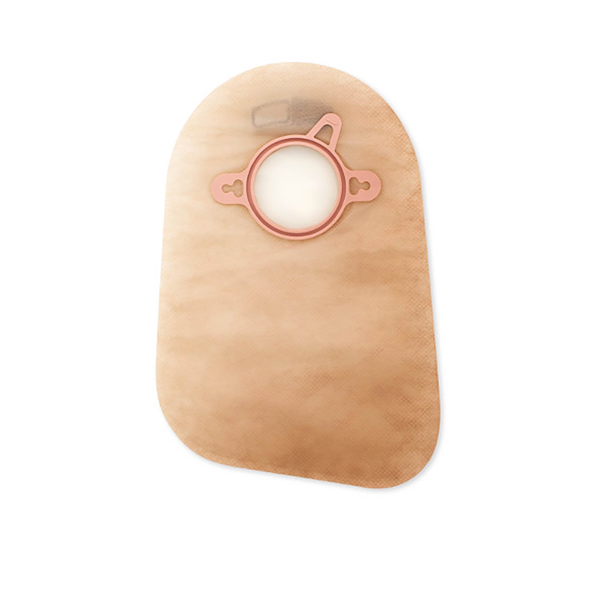 New Image Two-Piece Closed End Beige Filtered Ostomy Pouch, 9 Inch Length, 2 Inch Flange-Ostomy Pouch New Image Two-Piece System 9 Inch Length Closed End