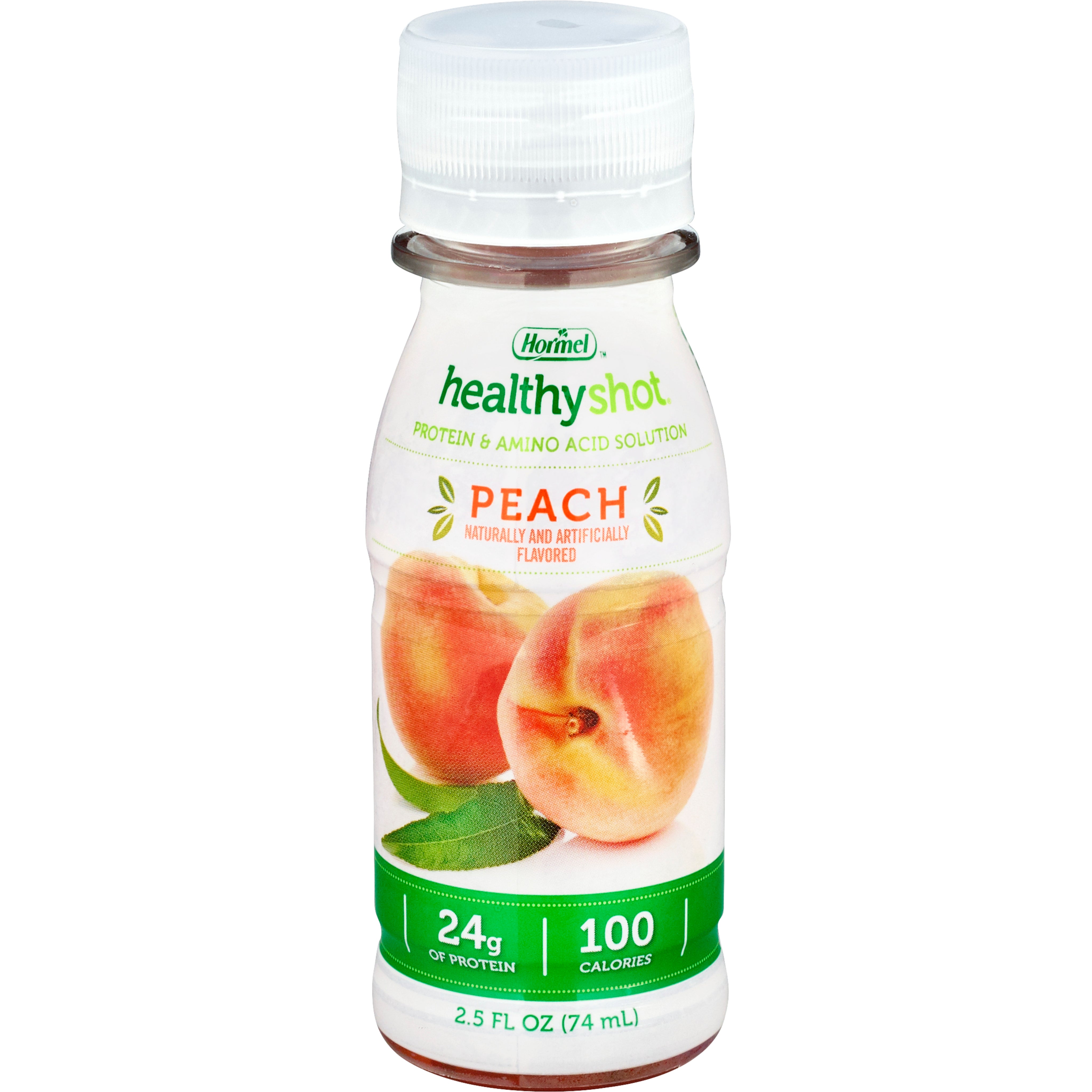 Healthy ShotProtein & Amino Acid Solution, Peach Flavor-Oral Supplement Healthy Shot Peach Flavor Liquid 2.5 oz. Bottle