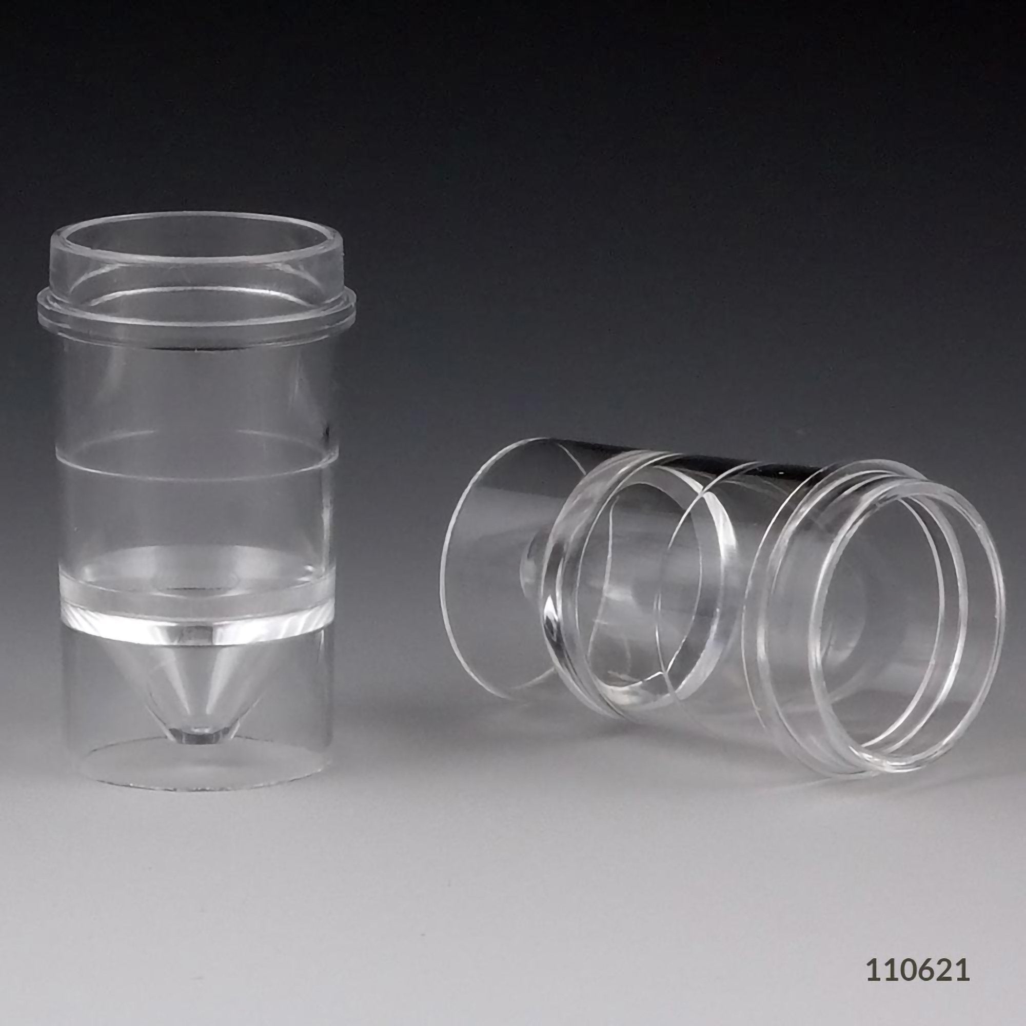 McKesson Sample Cup without Cap, 2 mL, Clear, 16 x 24 mm-"McKesson Sample Cup 2 mL, Clear, 16 X 24 mm, Without Caps"
