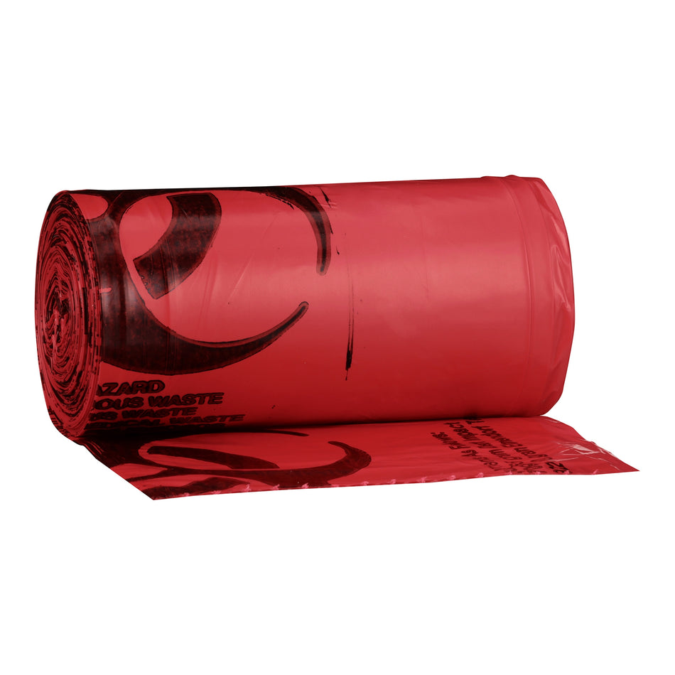 McKesson Infectious Waste Bag-Infectious Waste Bag McKesson 7 to 10 gal. Red Bag Polymer Film 24 X 24 Inch
