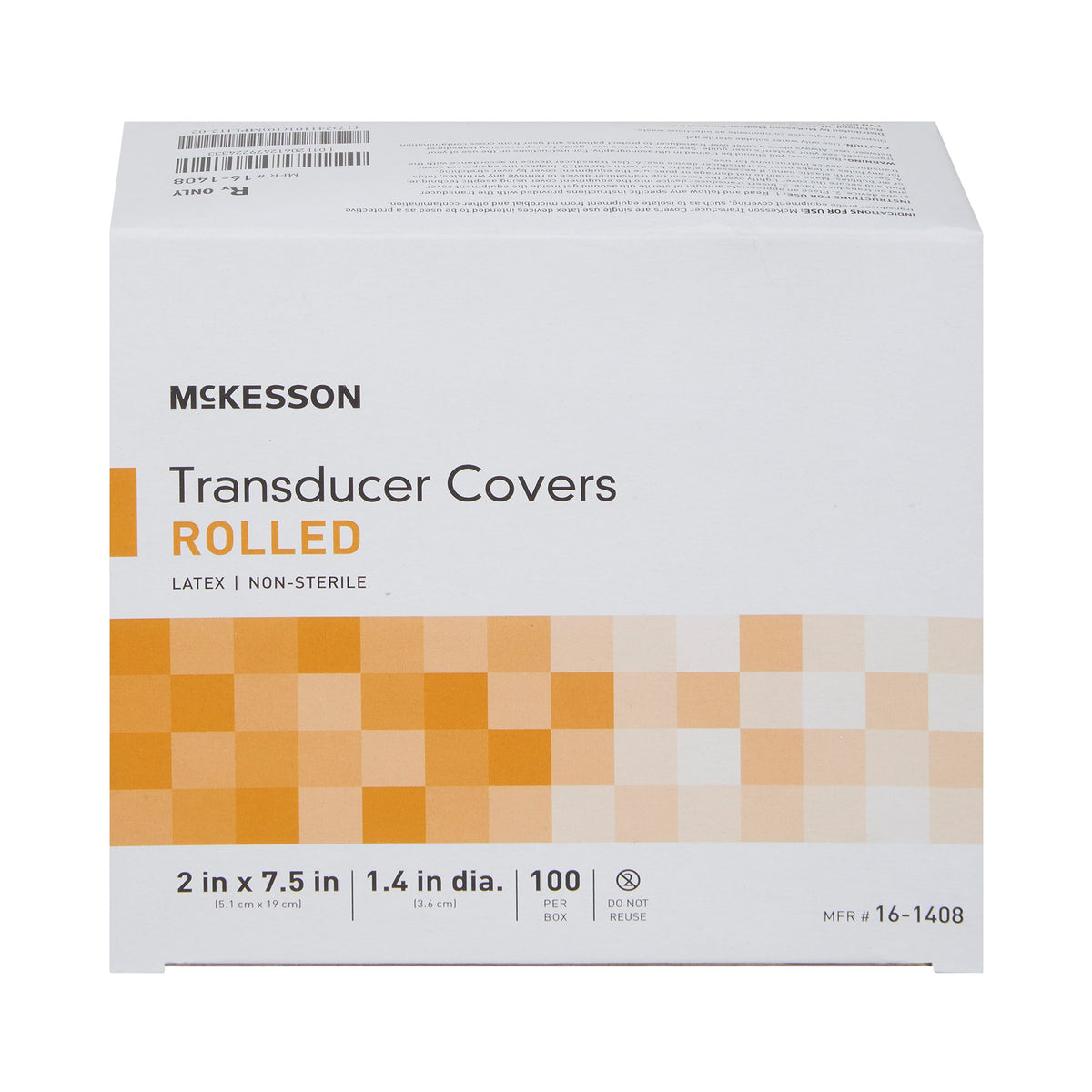 McKesson Transducer Cover-Ultrasound Probe Cover McKesson 1-2/5 X 7-1/2 Inch Latex NonSterile Rolled