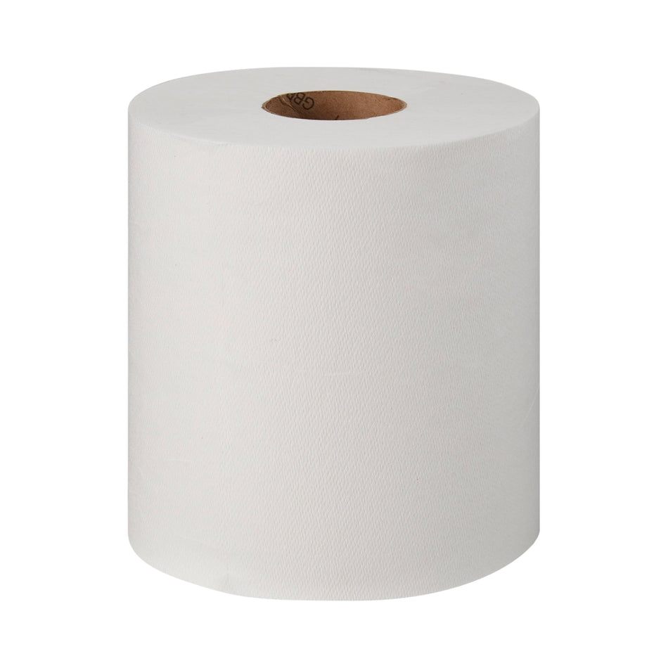 SofPull White Paper Towel, 3,300 Feet, 6 Rolls per Case-Paper Towel SofPull Perforated Center Pull Roll 7-4/5 X 15 Inch