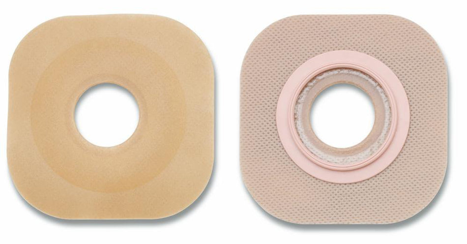 New Image Flextend Colostomy Barrier With 7/8 Inch Stoma Opening-"Ostomy Barrier New Image Flextend Precut, Extended Wear Without Tape 44 mm Flange Green Code System Hydrocolloid 7/8 Inch Opening"