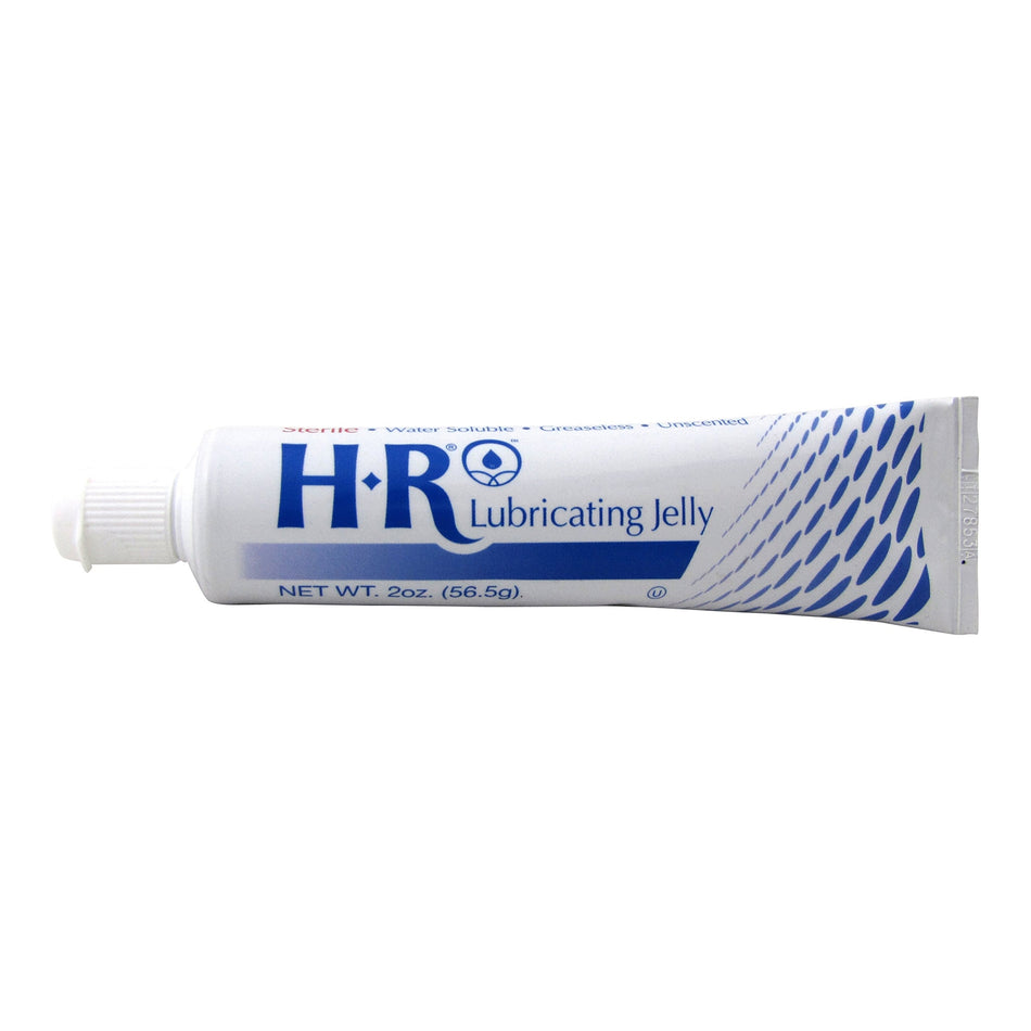HR Lubricating Jelly, 2-ounce Tube-Lubricating Jelly HR 2 oz. Tube Sterile