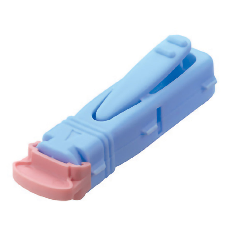 Unistik 3 Dual Safety Lancet-Safety Lancet Unistik 3 18 Gauge Retractable Push Button Activation Finger