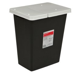 SharpSafety™ RCRA Waste Container, 8 Gallon, 15-1/2 Inch x 17-3/4 x 11 Inch - Needles and Syringes>Sharps Collectors>Sharp...