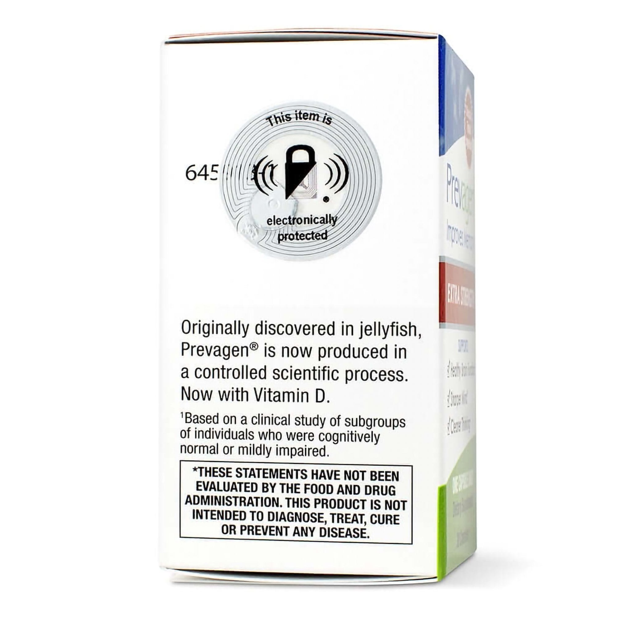 Prevagen Extra Strength Capsules-Brain Health Supplement Prevagen Extra Strength Vitamin D / Apoaequorin 50 mcg - 20 mg Strength Capsule 30 per Bottle