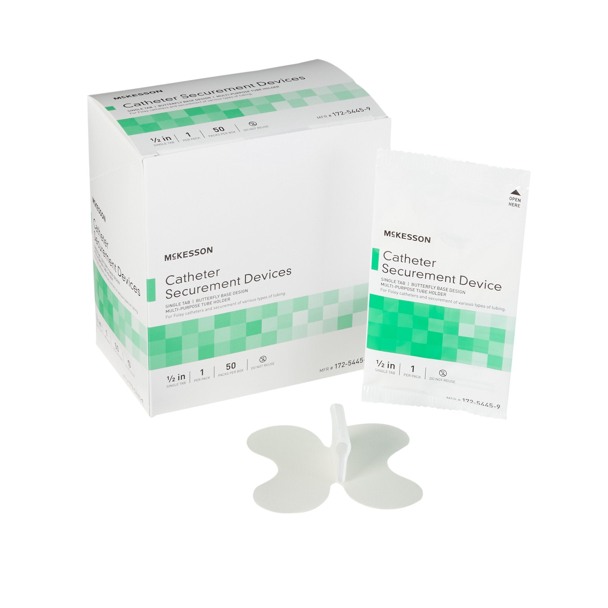 McKesson Catheter Securement Device-"Catheter Stabilization Device McKesson NonSterile, 2.5 Inch Tab"