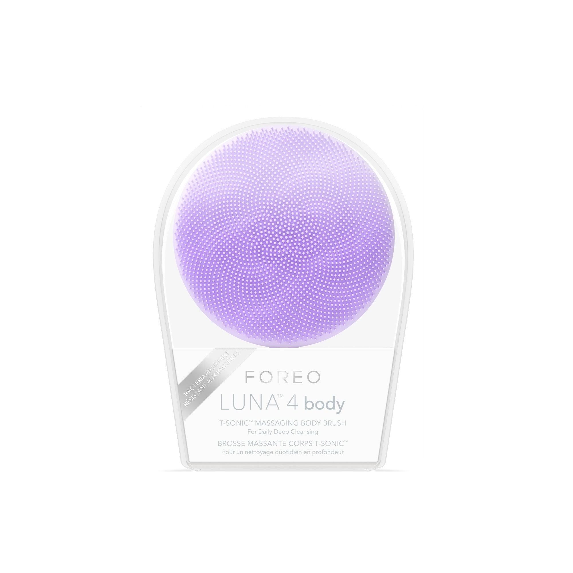 LUNA™ 4 body Massaging Body Brush, Lavender - Personal Hygiene>Skin Care>Skin Care Kits - Foreo Inc