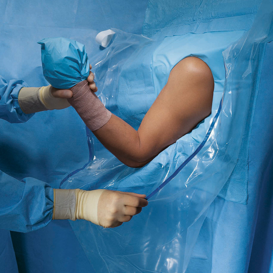 Halyard Sterile Shoulder Arthroscopy Orthopedic Drape, 160 x 102 Inch-Orthopedic Drape Shoulder Arthroscopy Drape 160 W X 102 L Inch Sterile