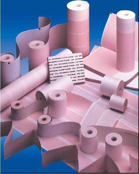 Precision Charts Recording Paper-Recording Chart Paper Roll Without Grid