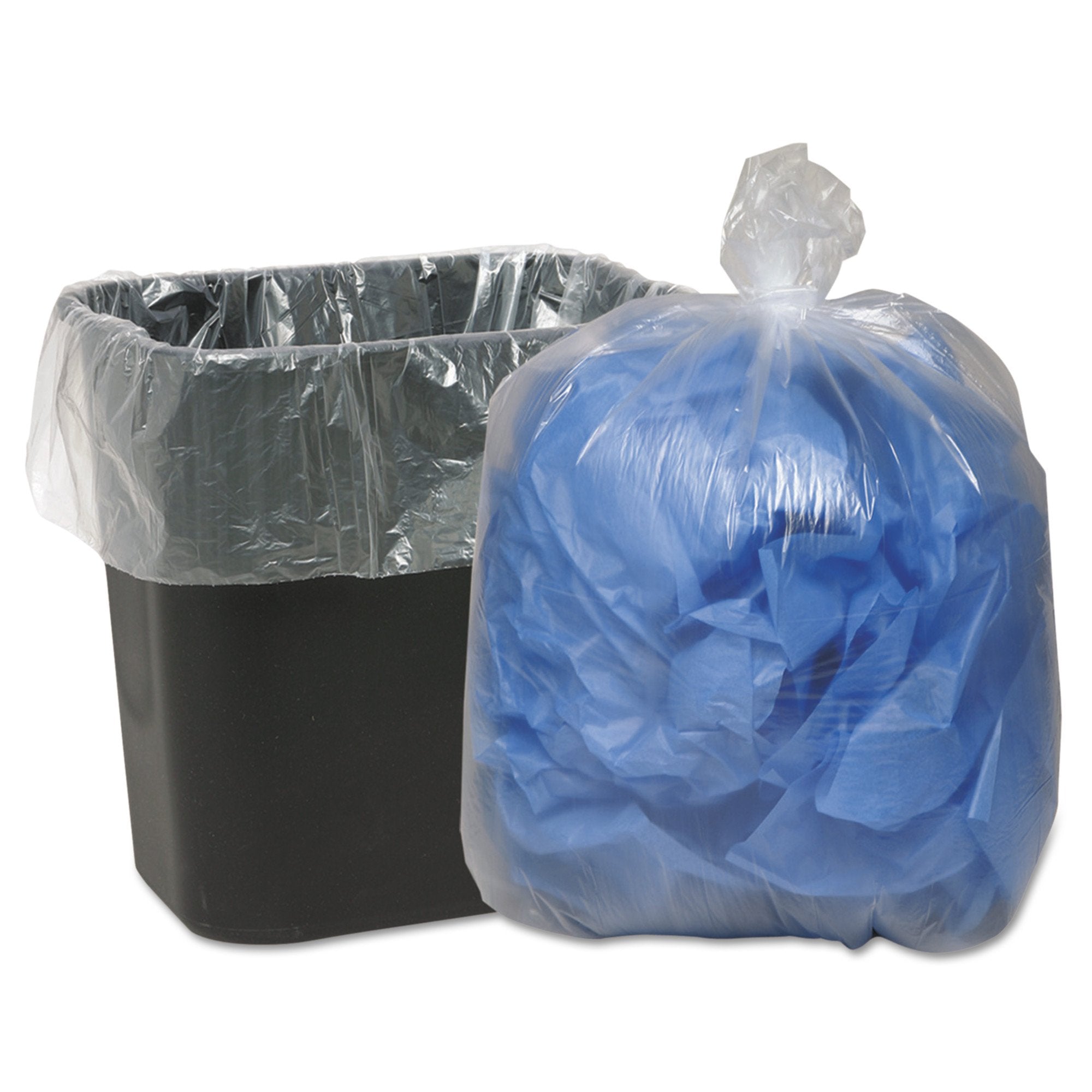 Lagasse Trash Bag-Trash Bag Classic Clear 10 gal. Clear LLDPE 0.60 mil 23 X 24 Inch Star Seal Bottom Coreless Roll