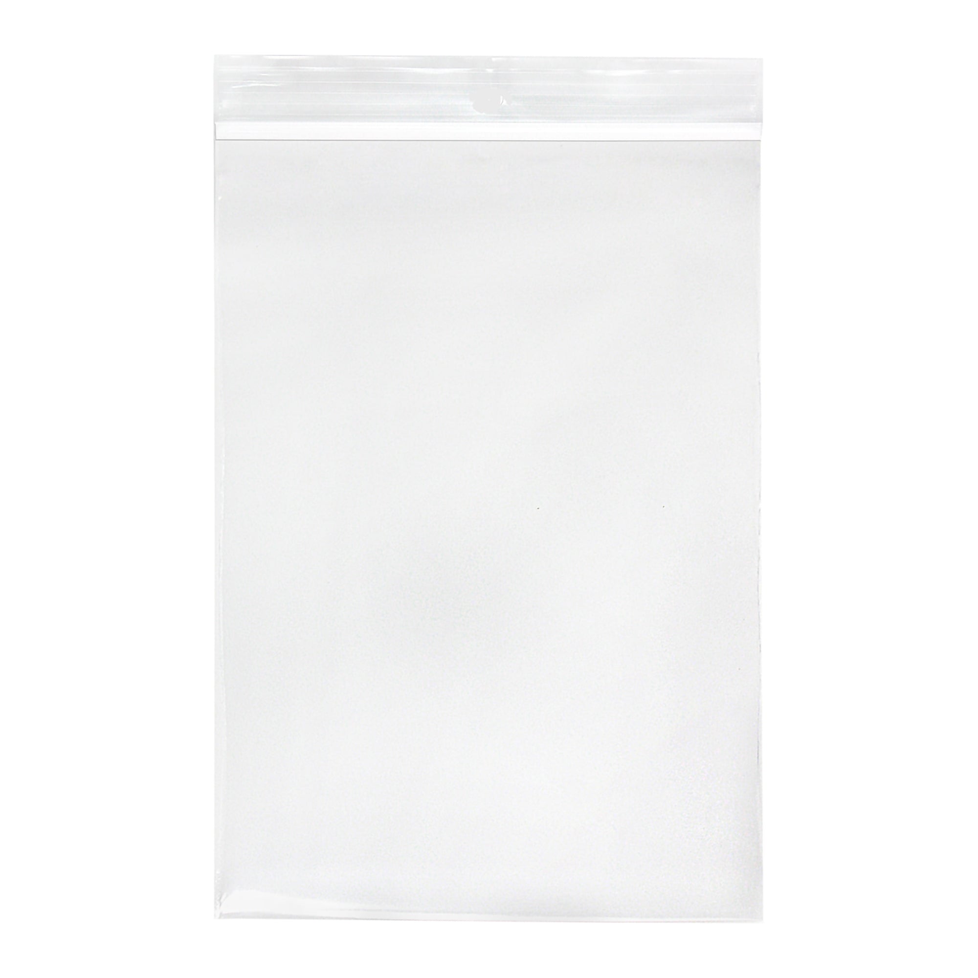 Zippit Reclosable Bag, 6 x 9 in.-Reclosable Bag Reloc-Zippit 6 X 9 Inch Plastic Clear Zipper Closure