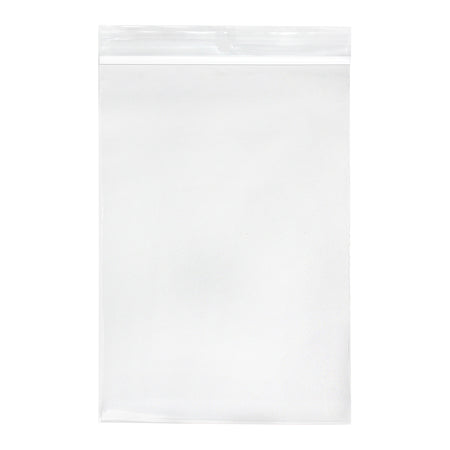 Zippit Reclosable Bag, 6 x 9 in.-Reclosable Bag Reloc-Zippit 6 X 9 Inch Plastic Clear Zipper Closure