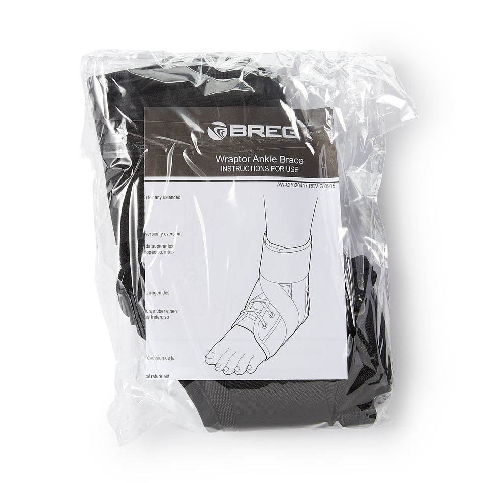 Breg� Wraptor Lace-Up Ankle Brace, Large-Ankle Brace Breg� Wraptor Large Lace-Up Male 11 to 13 / Female 12 to 14 Foot