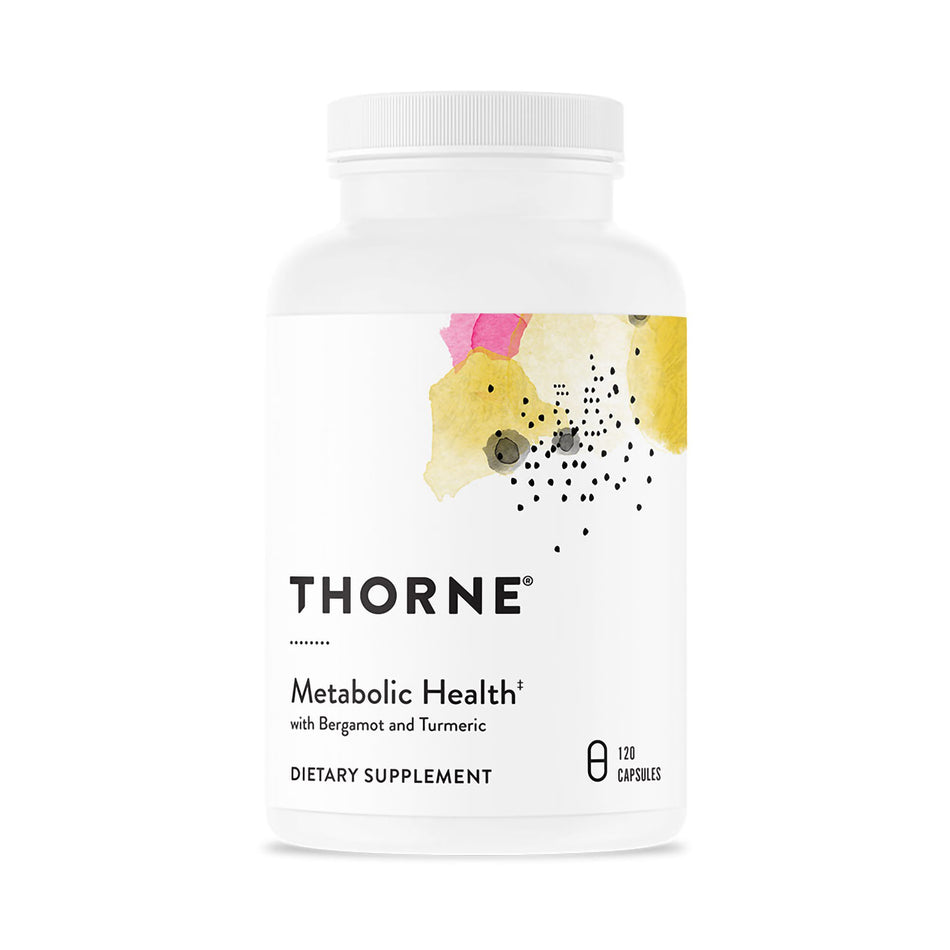 Thorne Metabolic Health with Bergamot and Turmeric Dietary Supplement-Dietary Supplement THORNE Metabolic Health Capsule 120 per Bottle