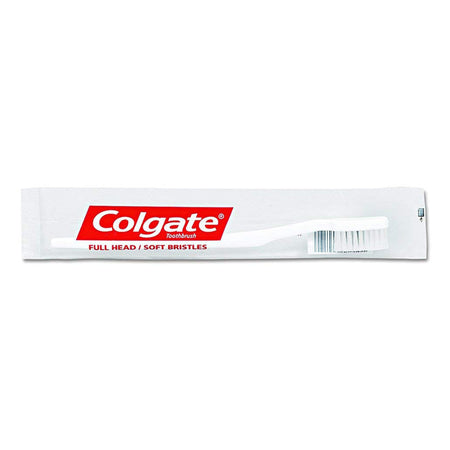 Colgate® White Toothbrush, Full Head, Soft Bristles - Personal Hygiene>Mouth Care>Toothbrushes - Colgate