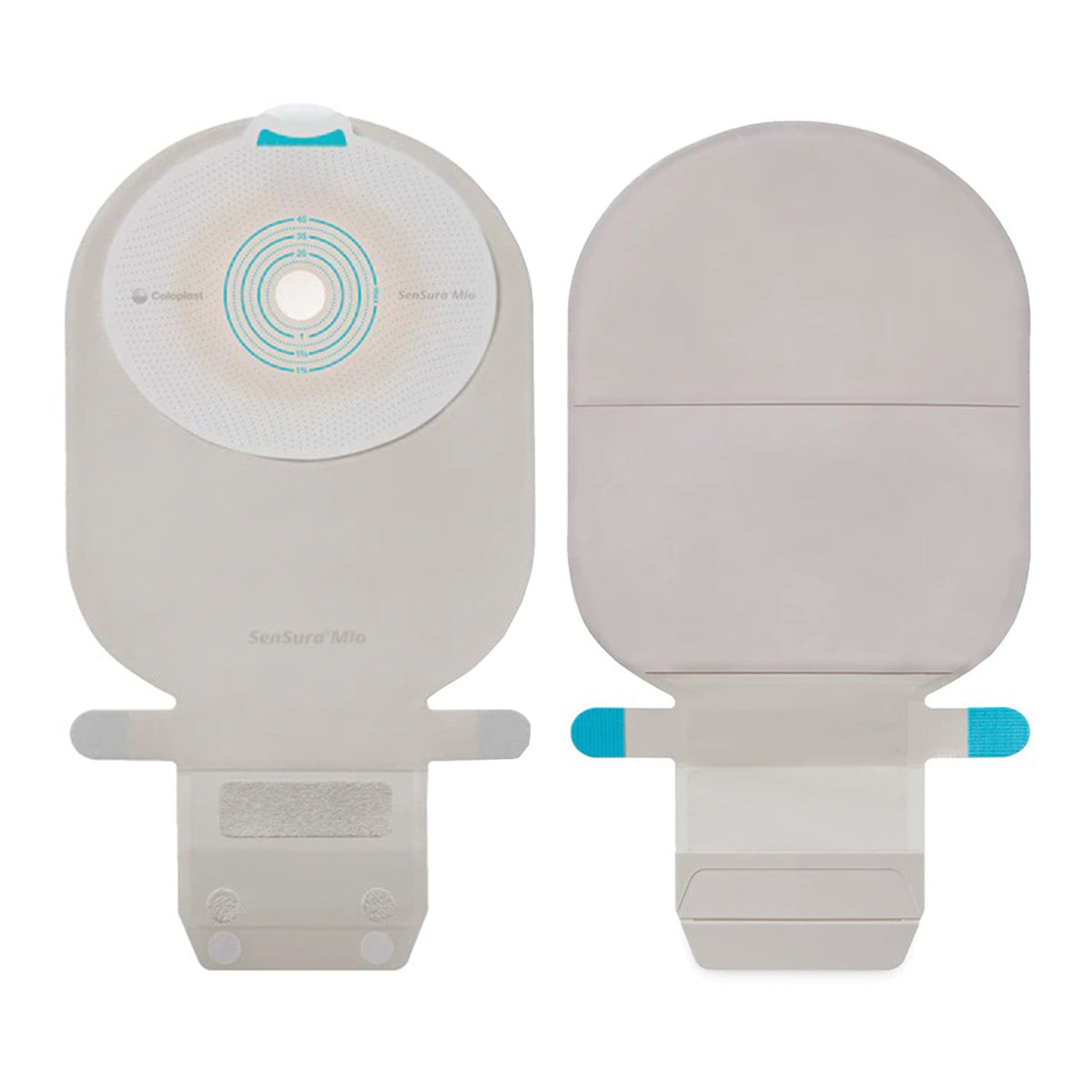 SenSura Mio Flat Maxi Drainable Ostomy Pouch, Opaque, 35 mm.-"Ostomy Pouch SenSura Mio One-Piece System 11 Inch Length, Maxi Flat, Pre-Cut 1-3/8 Inch Stoma Drainable"